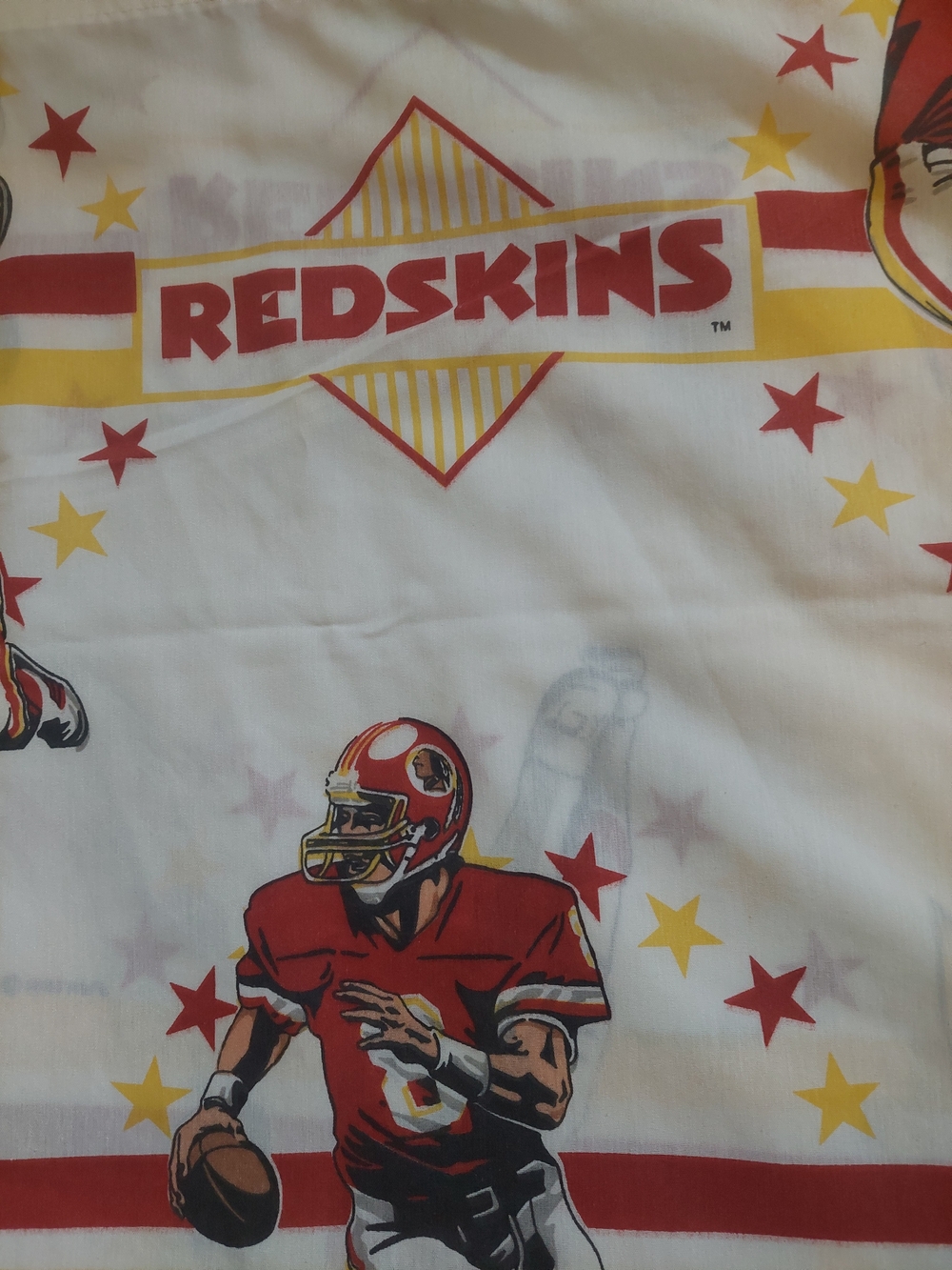 Vintage Washington Redskins Sheets